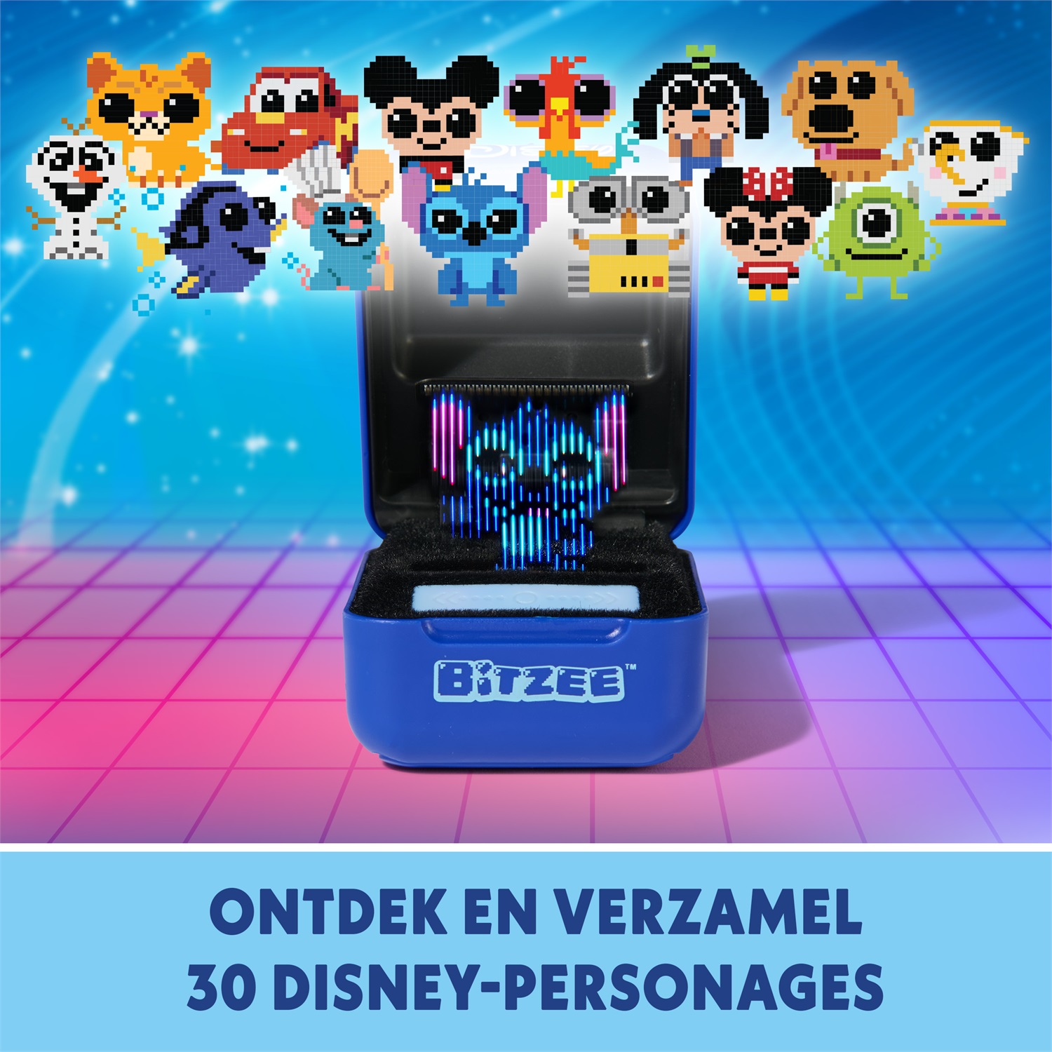 Bitzee , Versione Disney, Cucciolo Digitale e Interattivo, Animale Elettronico Virtuale da Accudire, Reagisce al Tuo Tocco, 30 Personaggi Disney Collezionabili, Giochi per Bambini e Bambine, 5+ Anni