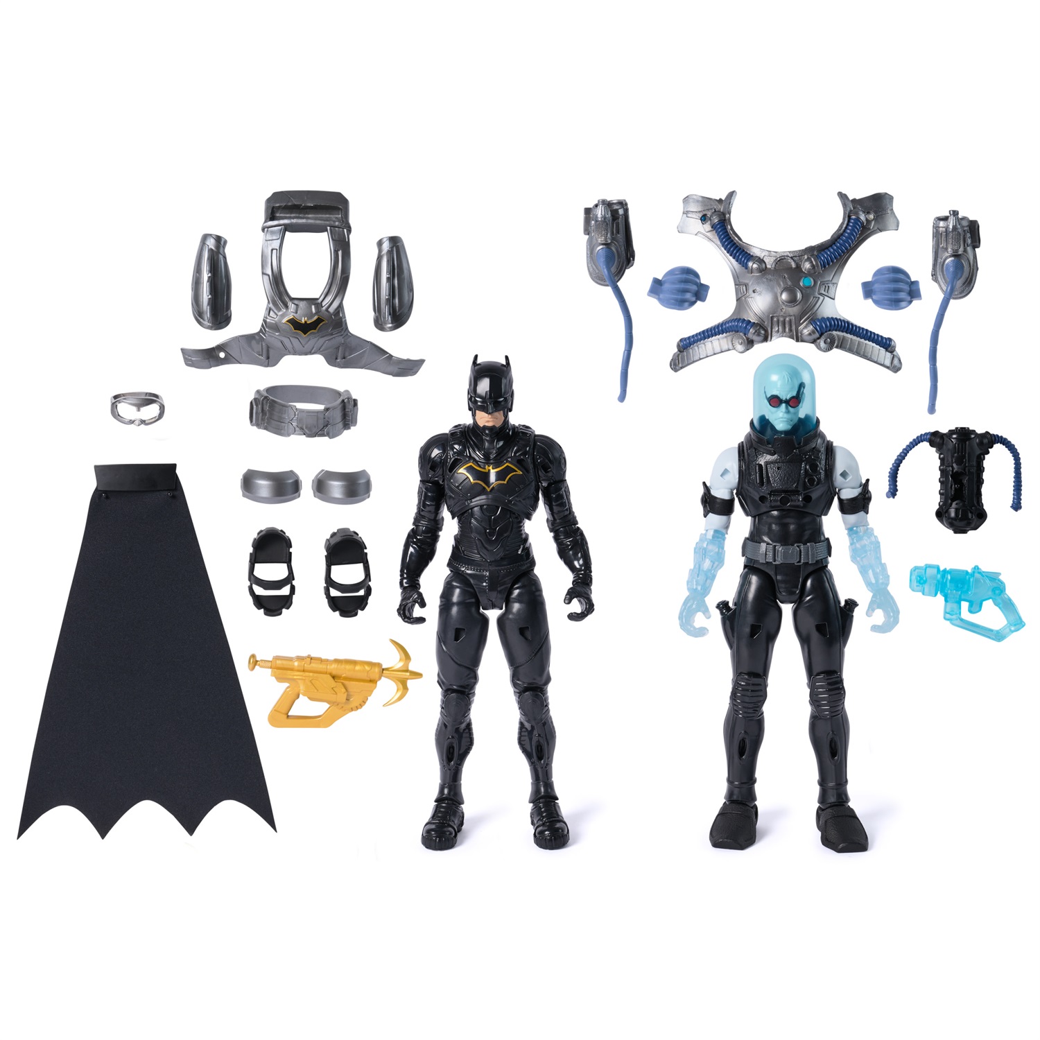 DC Comics Batman Adventures Battle Pack - Set di Action Figures Batman e Mr. Freeze 12in