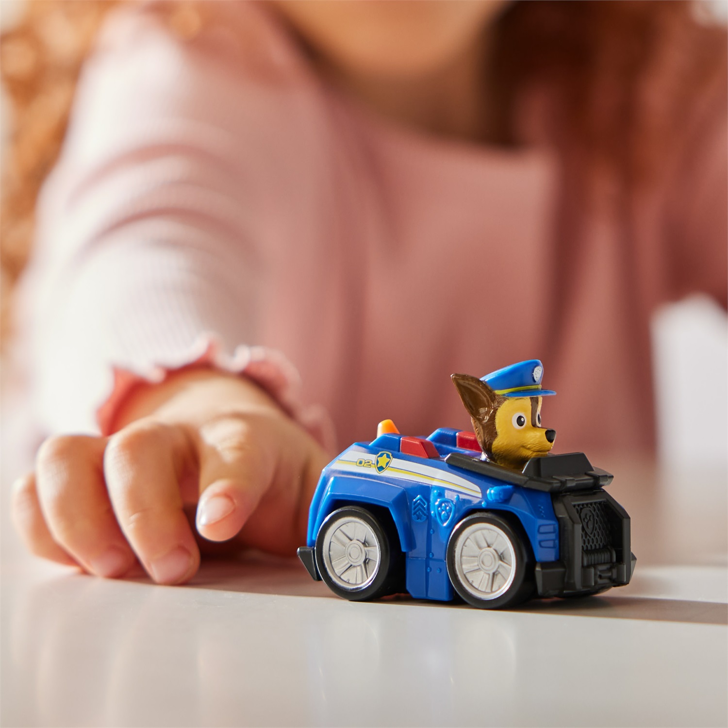 Spin Master Paw Patrol Pup Squad Racers - Mini veicolo collezionabile Chase, Marshall e Rocky, adatto per bambini dai 3 anni in su