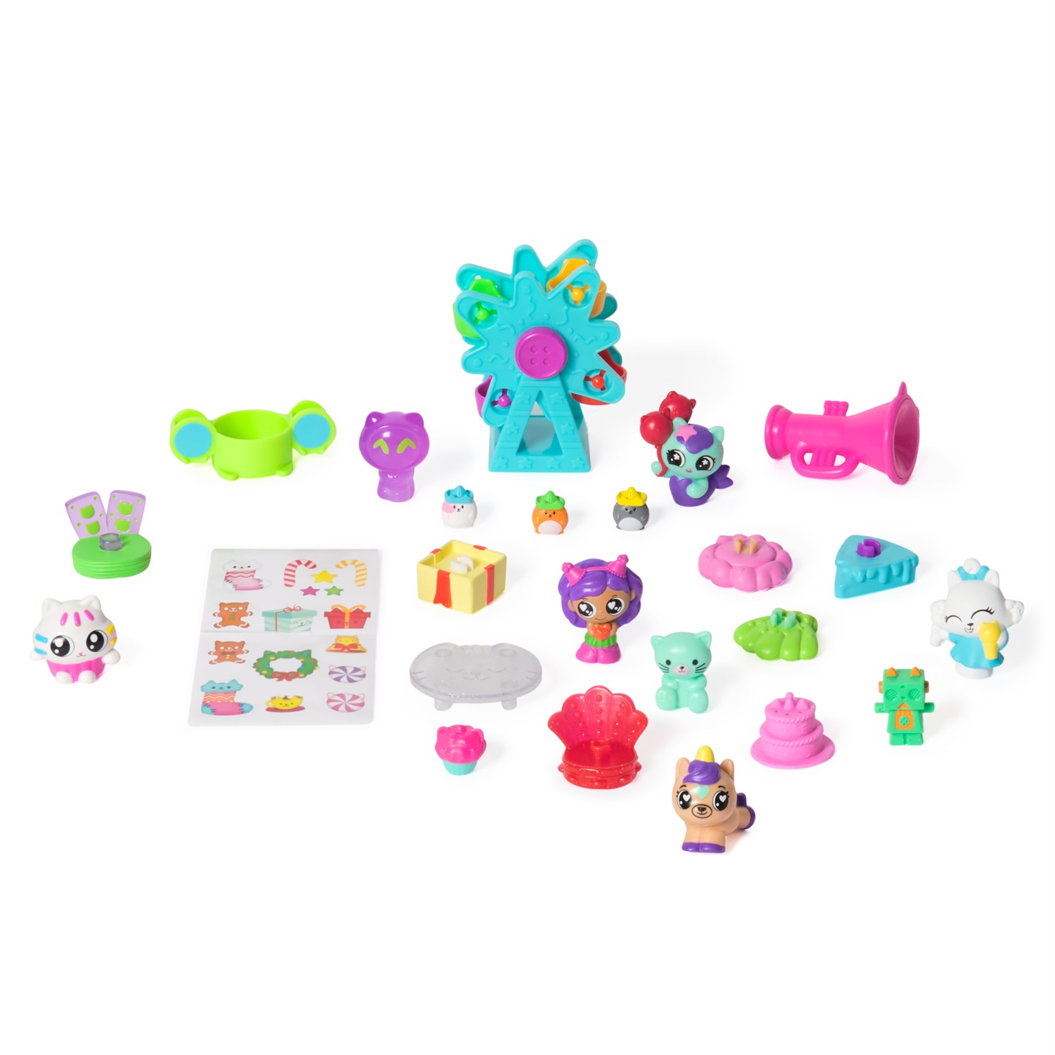 Gabby's Dollhouse Calendario dell'Avvento - 24 Giocattoli a Sorpresa con Personaggi, Adesivi e Accessori per la Casa delle Bambole, per Bambine e Bambini dai 3 Anni