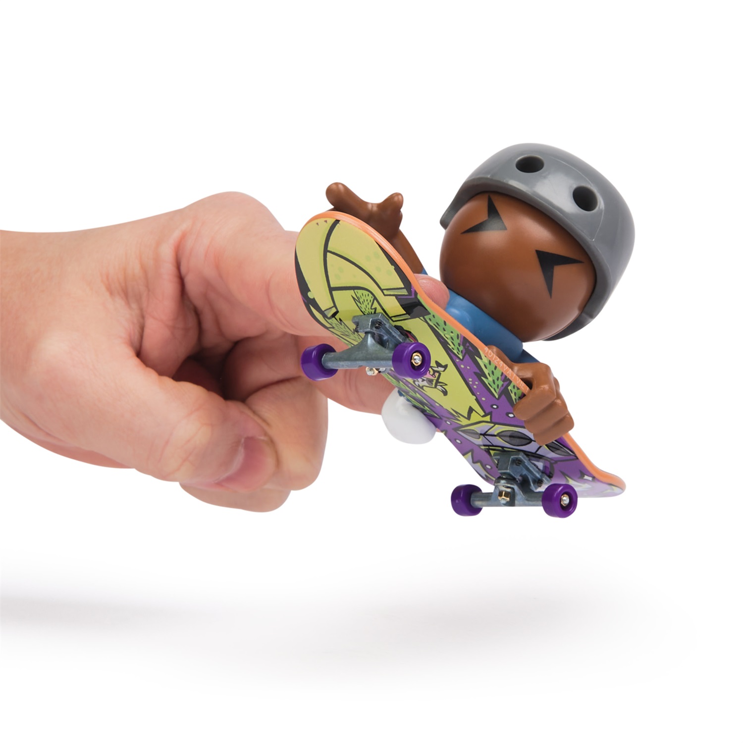 Tech Deck Sk8 Crew Fingerboard con Personaggio - Mini Skateboard Collezionabile Personalizzabile per Bambini da 5 Anni in Su