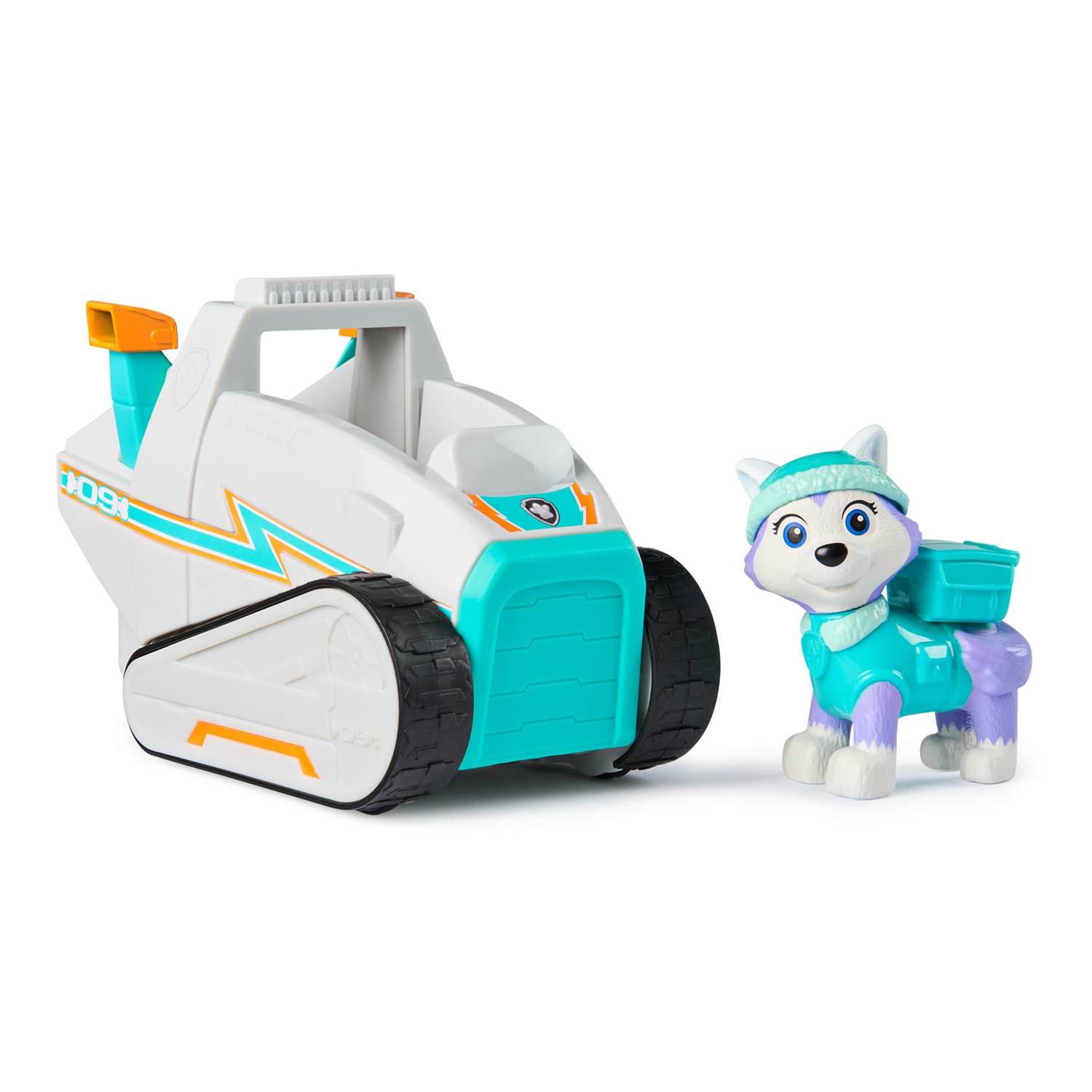 Spin Master PAW Patrol Veicolo Spazzaneve di Everest con Personaggio da Collezione - Eco-Friendly