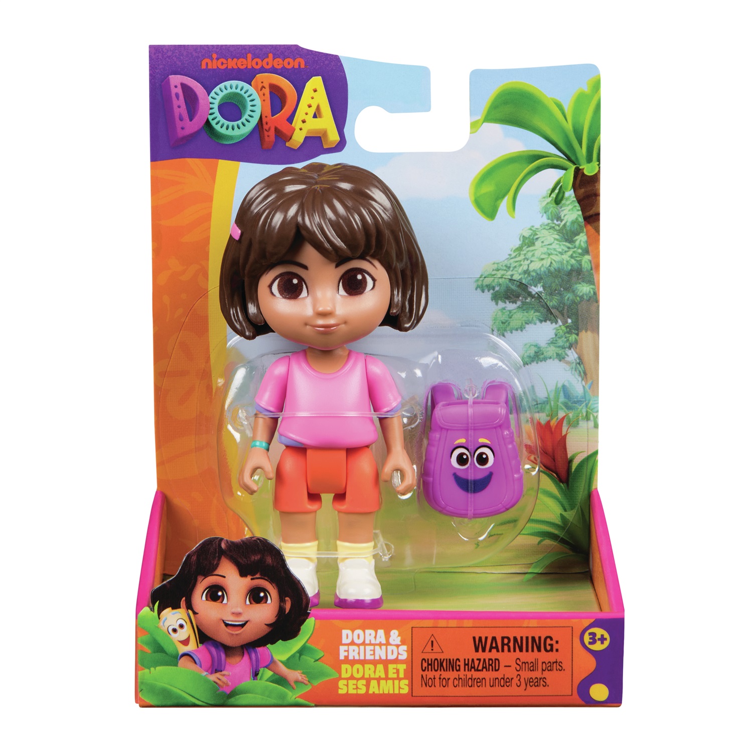 Spin Master Figura Dora l'Esploratrice Posabile 8 cm - Giocattolo in plastica resistente per bambini dai 3 anni