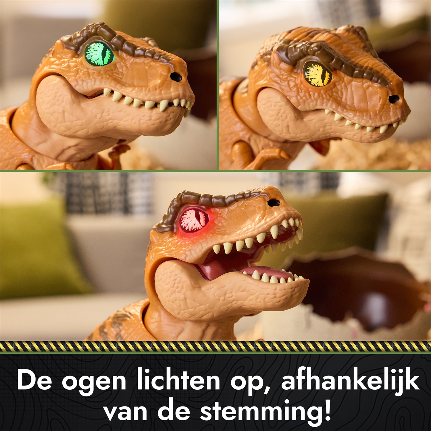 Spin Master Jurassic World Primal Hatch – Dinosauro Interattivo T-Rex con Uovo, Fai Schiudere e Addestra il Tuo Cucciolo con Oltre 100 Suoni e Reazioni, Giocattolo per Bambini e Bambine dai 5 Anni in Su