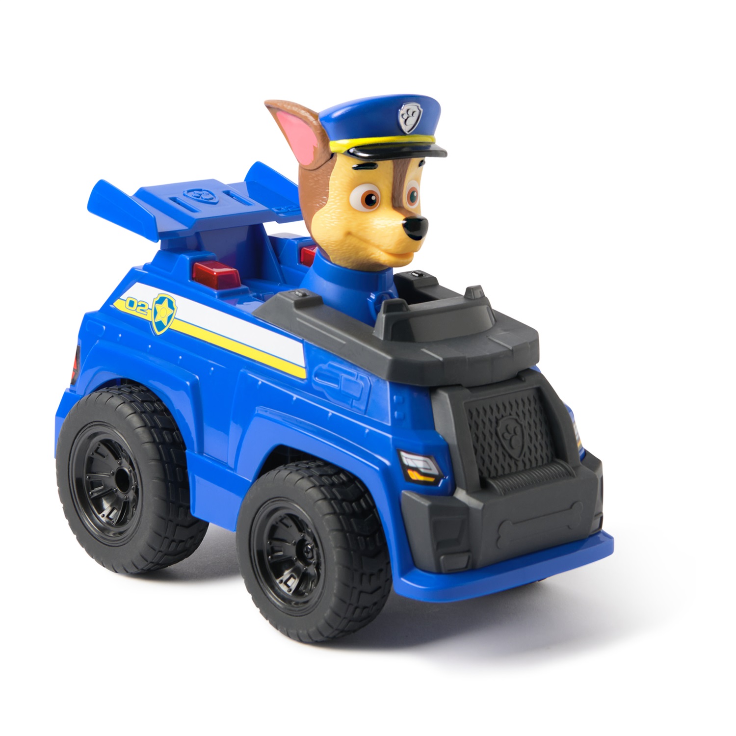 SPIN MASTER Paw Patrol Chase - Auto Radiocomandata 25,4 cm con Luci LED per Bambini 3 Anni