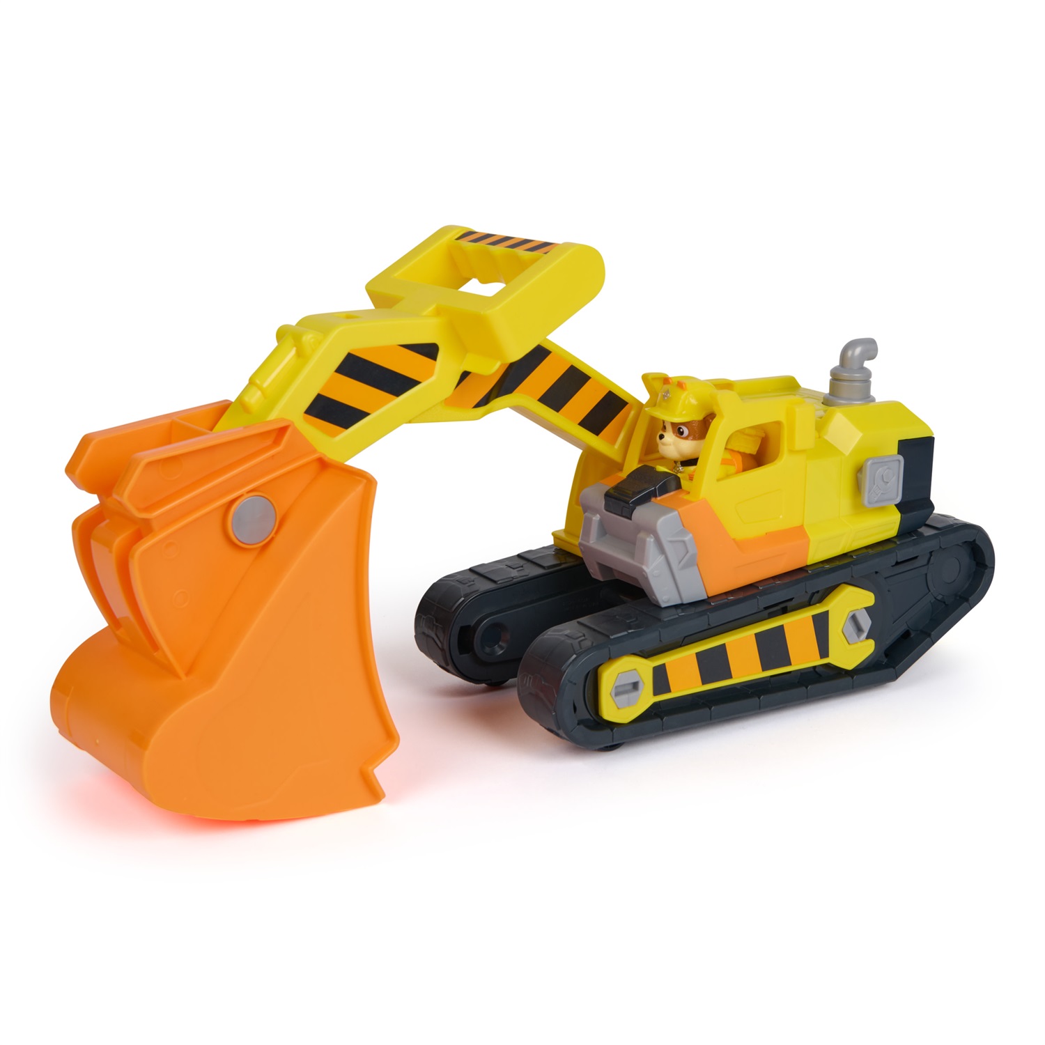 Spin Master Rubble & Crew - Bulldozer di Rubble con Attrezzi Rimovibili e Personaggio da Collezione, Giocattolo per Bambini 3 Anni