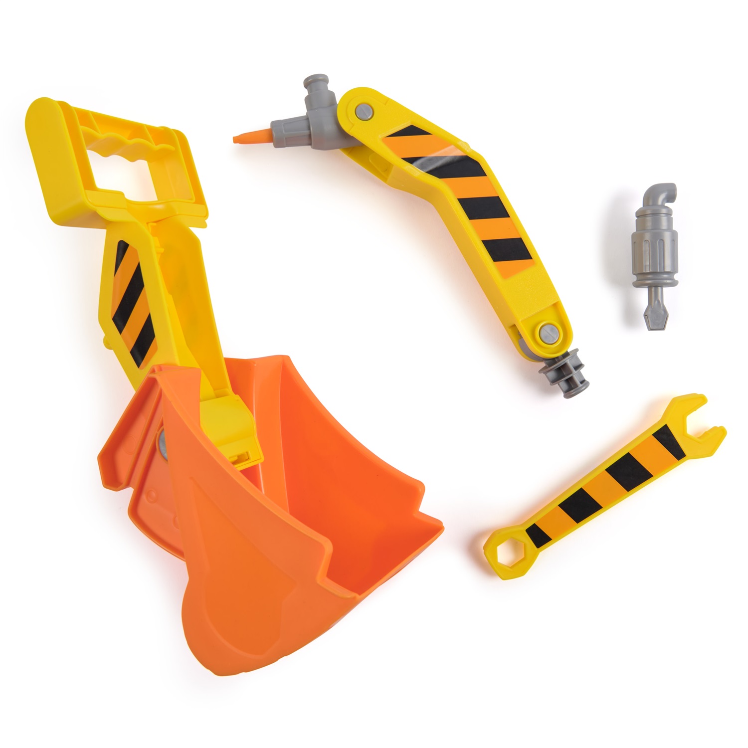 Spin Master Rubble & Crew - Bulldozer di Rubble con Attrezzi Rimovibili e Personaggio da Collezione, Giocattolo per Bambini 3 Anni