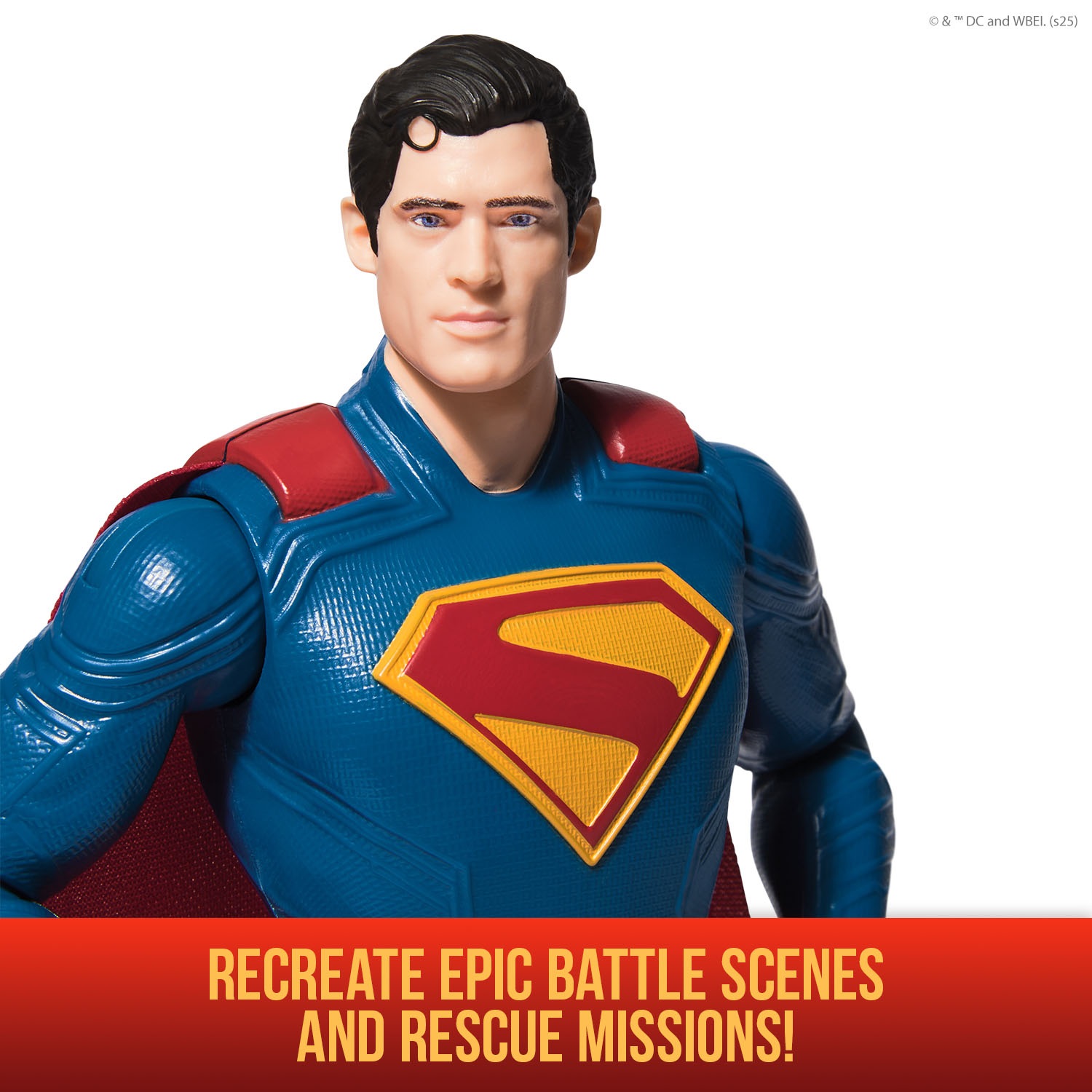 DC Comics Action Figure Superman 30 cm - Articolata in 11 Punti, Giocattolo per Bambini dai 4 Anni