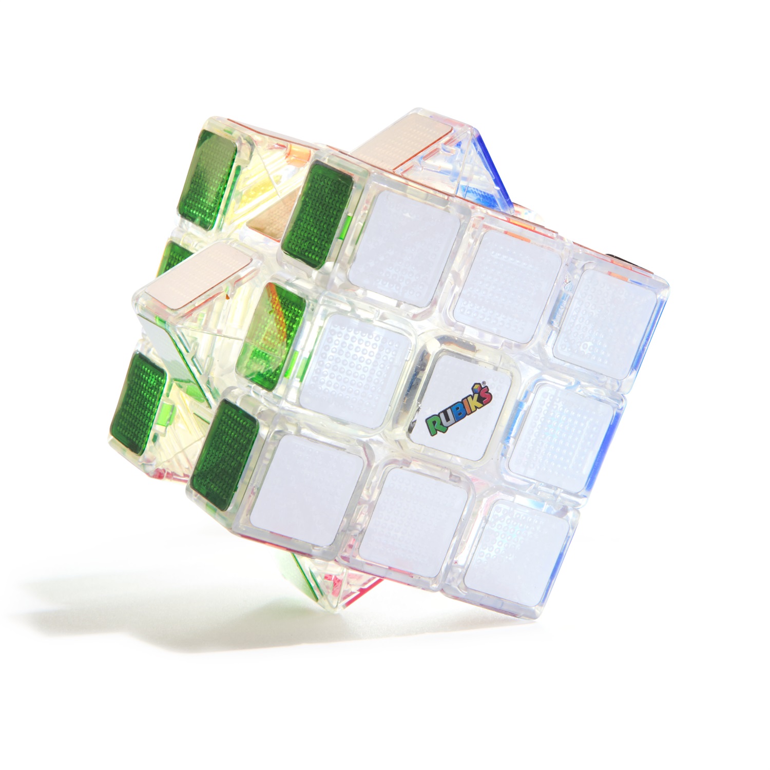 Rubik's Cubo Pulse - Cubo Originale con Luci Lampeggianti, Rompicapo Antistress per Adulti e Bambini, 8 Anni