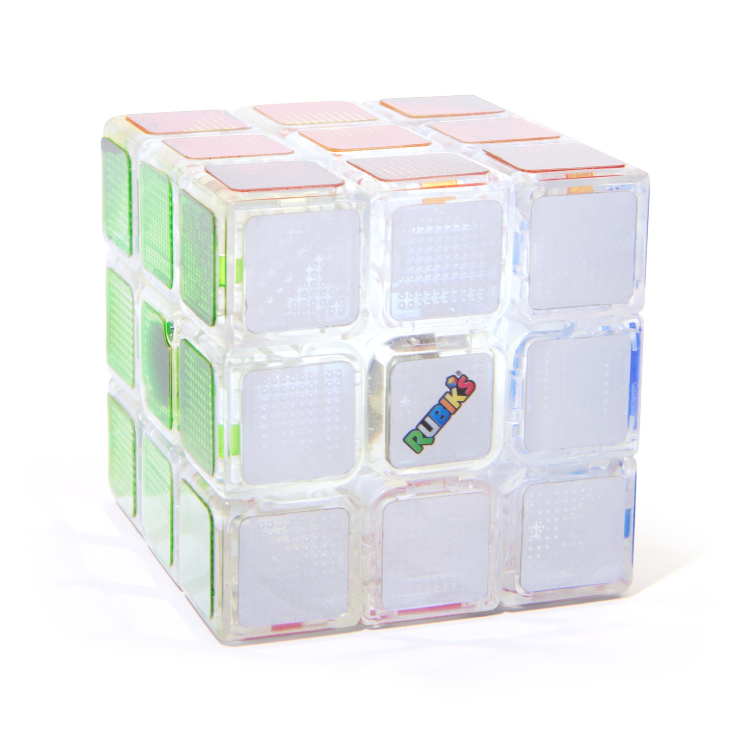 Rubik's Cubo Pulse - Cubo Originale con Luci Lampeggianti, Rompicapo Antistress per Adulti e Bambini, 8 Anni