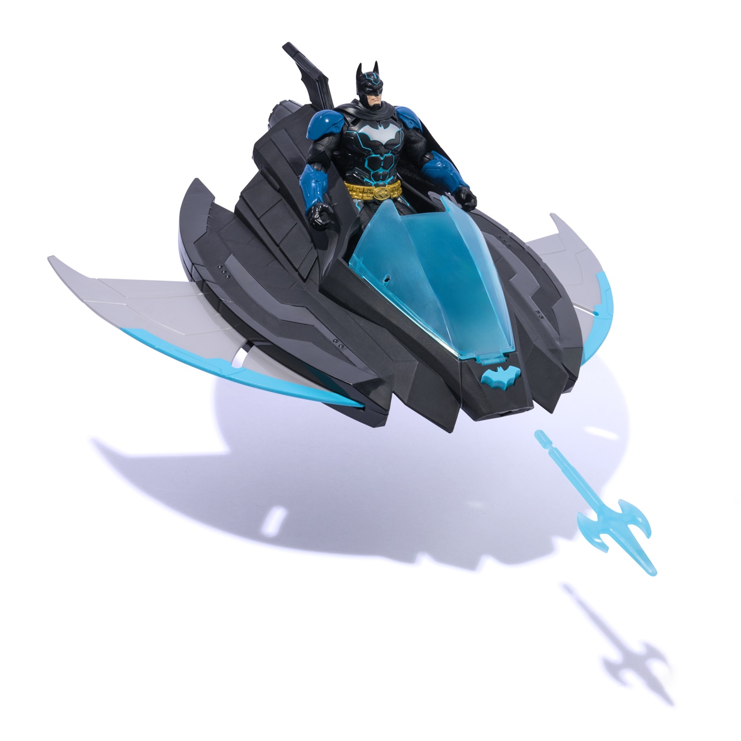 Spin Master Batman Ninja Batwing con Blaster Proiettile e Action Figure di 15 cm per Bambini dai 4 Anni