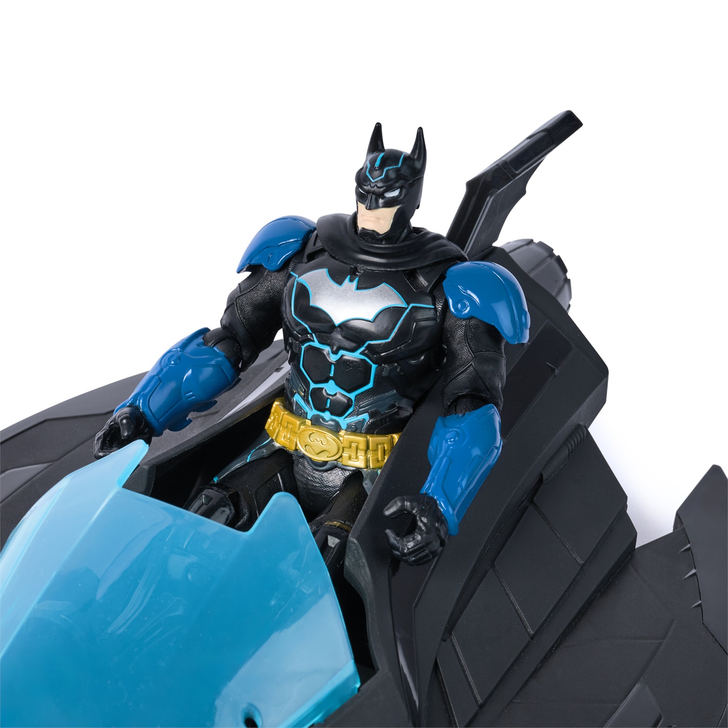 Spin Master Batman Ninja Batwing con Blaster Proiettile e Action Figure di 15 cm per Bambini dai 4 Anni