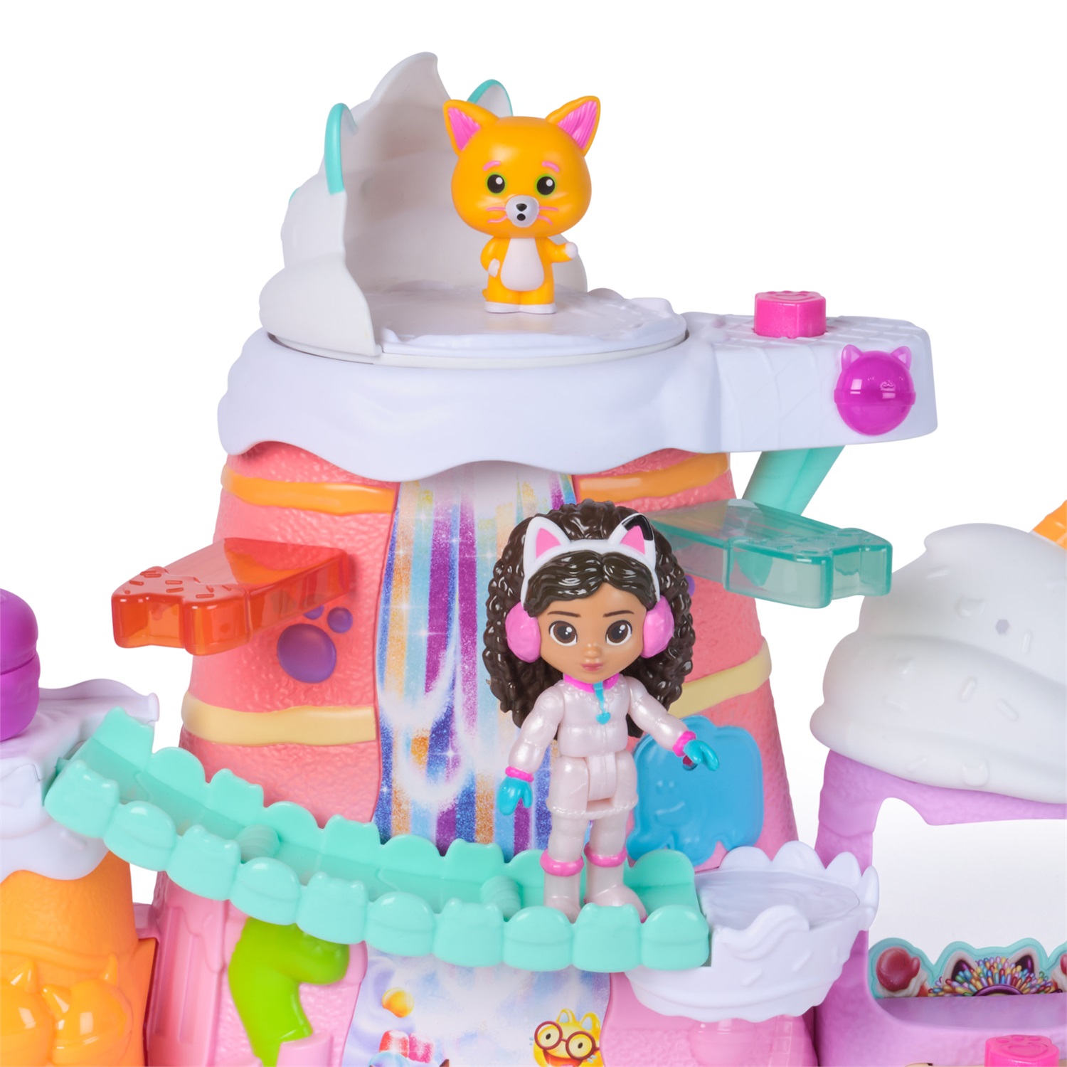 GABBY La Casa delle Bambole - Set da Gioco 'La Montagna dei Dolcetti' con 12 Pezzi e Figura di Gabby