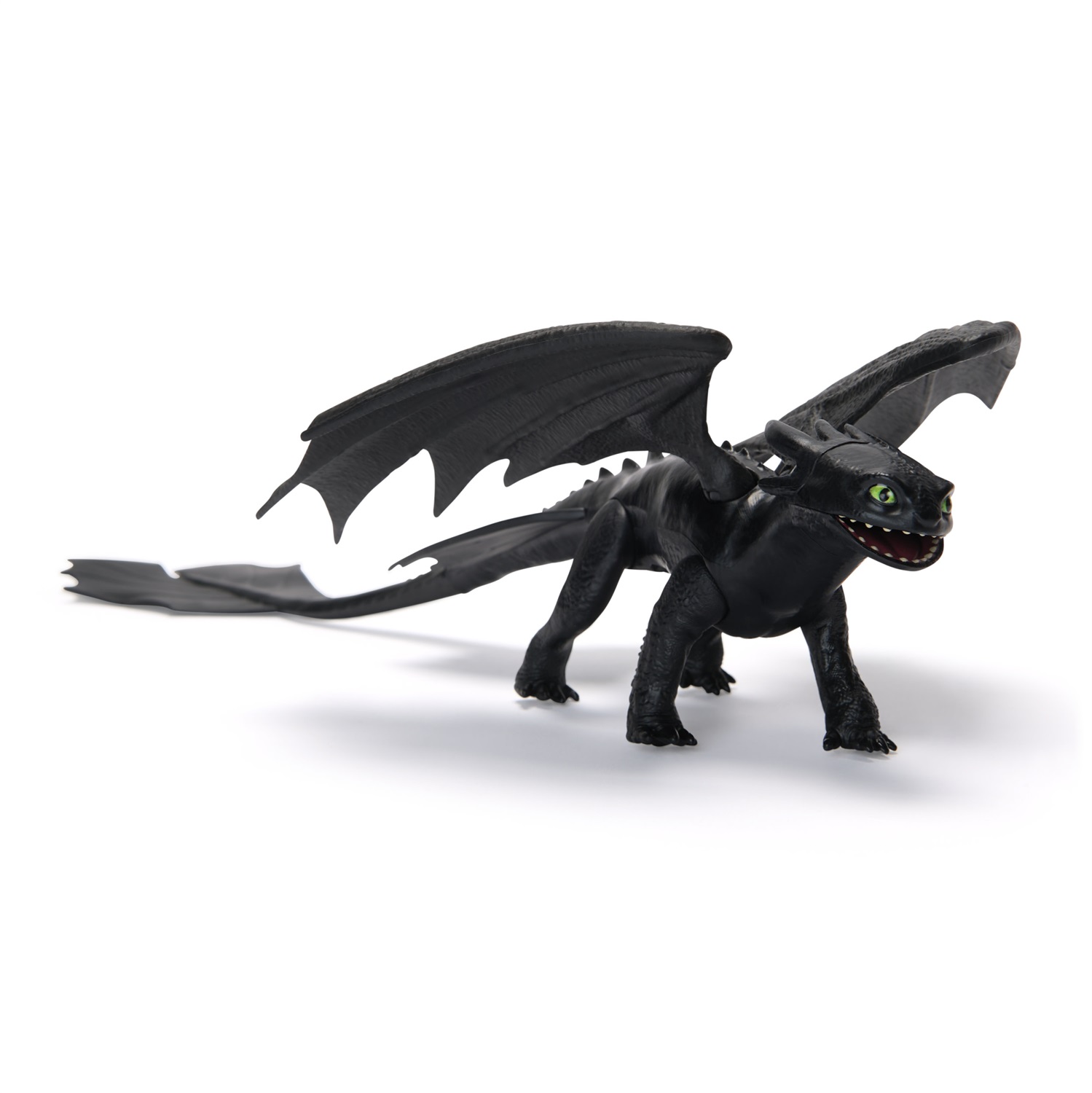 Spin Master Dragons Toothless - Action Figure Collezionabile da 23 cm con Ali e Zampe Articolate, Giocattolo per Bambini dai 4 Anni in Su