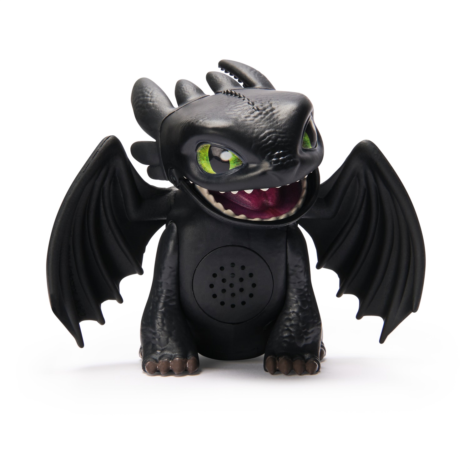 DreamWorks Dragons Mini Sdentato Interattivo - Drago con Oltre 25 Suoni, Movimento e Sensore Tattile, Giocattolo per Bambini e Bambine 4 Anni