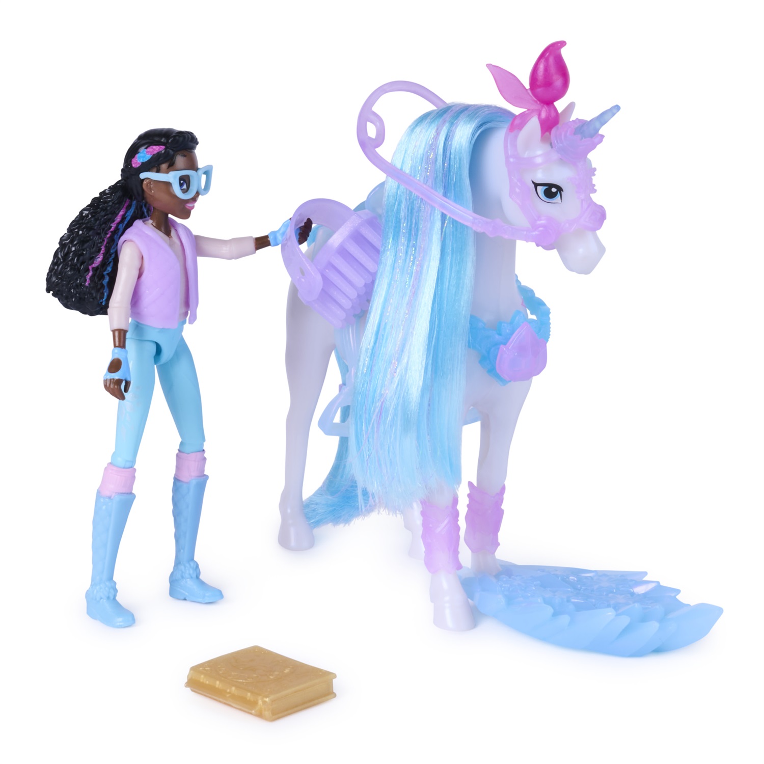 Accademia Unicorno: Pacchetto Storie con Bambola Layla e 13 Accessori per Bambine dai 4 Anni