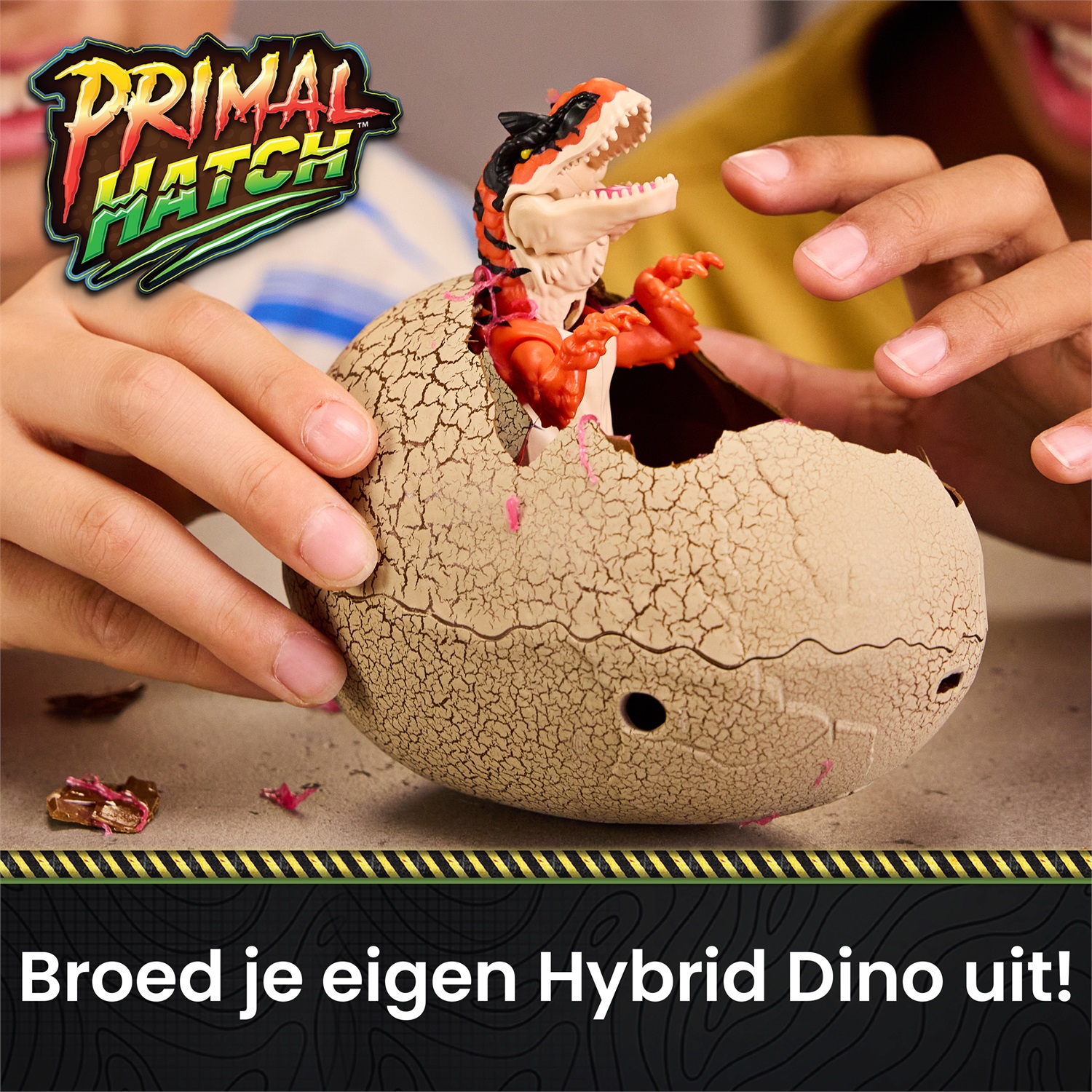 Primal Hatch Giocattolo Dinosauro Ibrido con Uovo Schiudibile - Creatura Misteriosa per Bambini dai 5 Anni