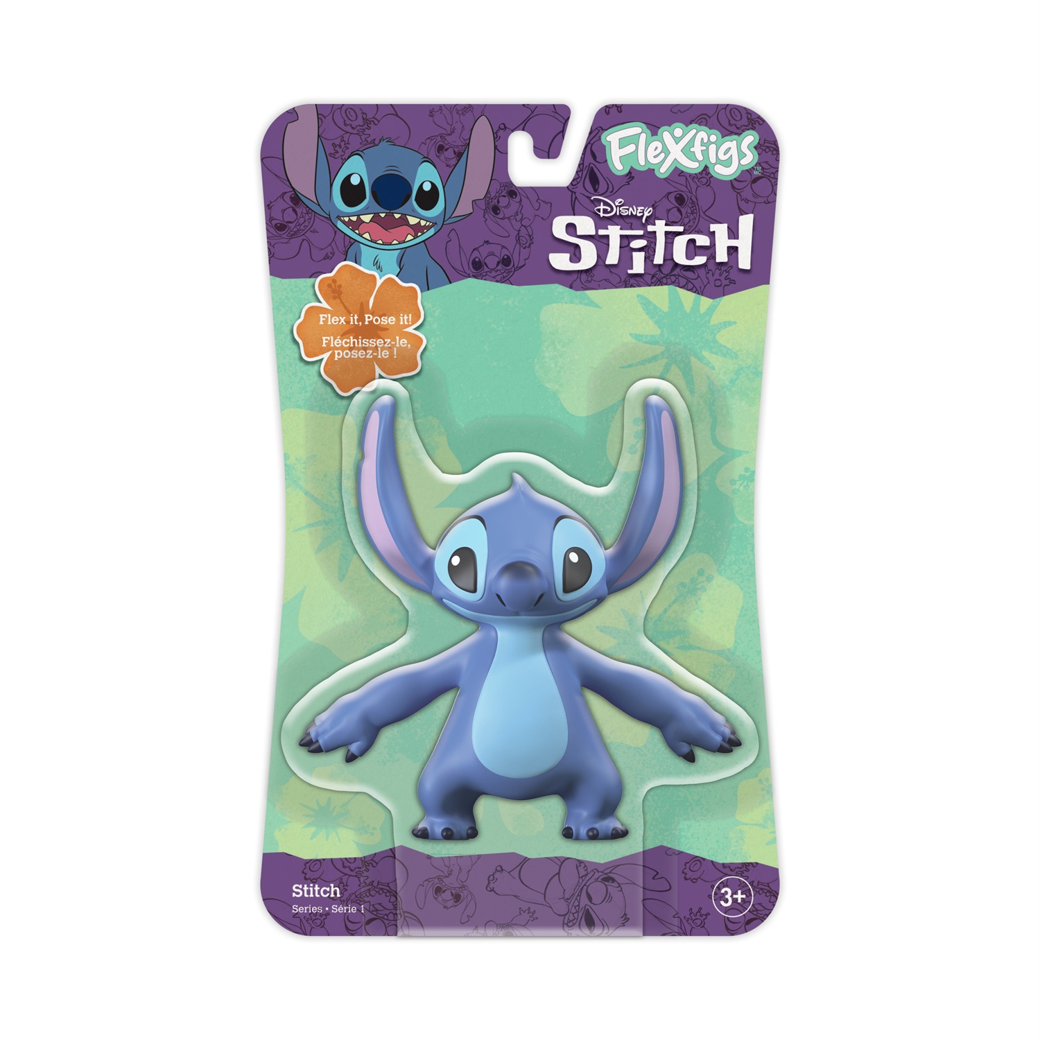 NJ Croce FleXfigs Lilo & Stitch - Figura Giocattolo Pieghevole Flessibile per Giochi Fantasiosi
