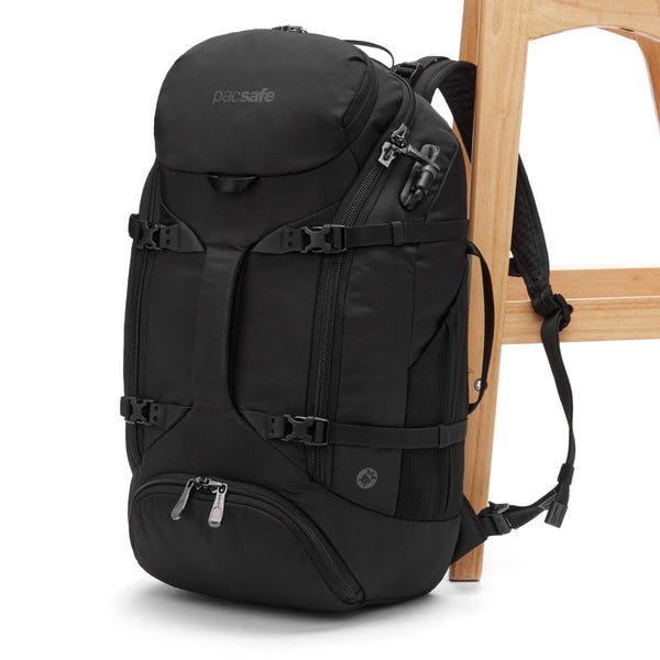 Pacsafe Venturesafe EXP35 Zaino da Viaggio Antifurto 35L Nero in Poliestere Riciclato