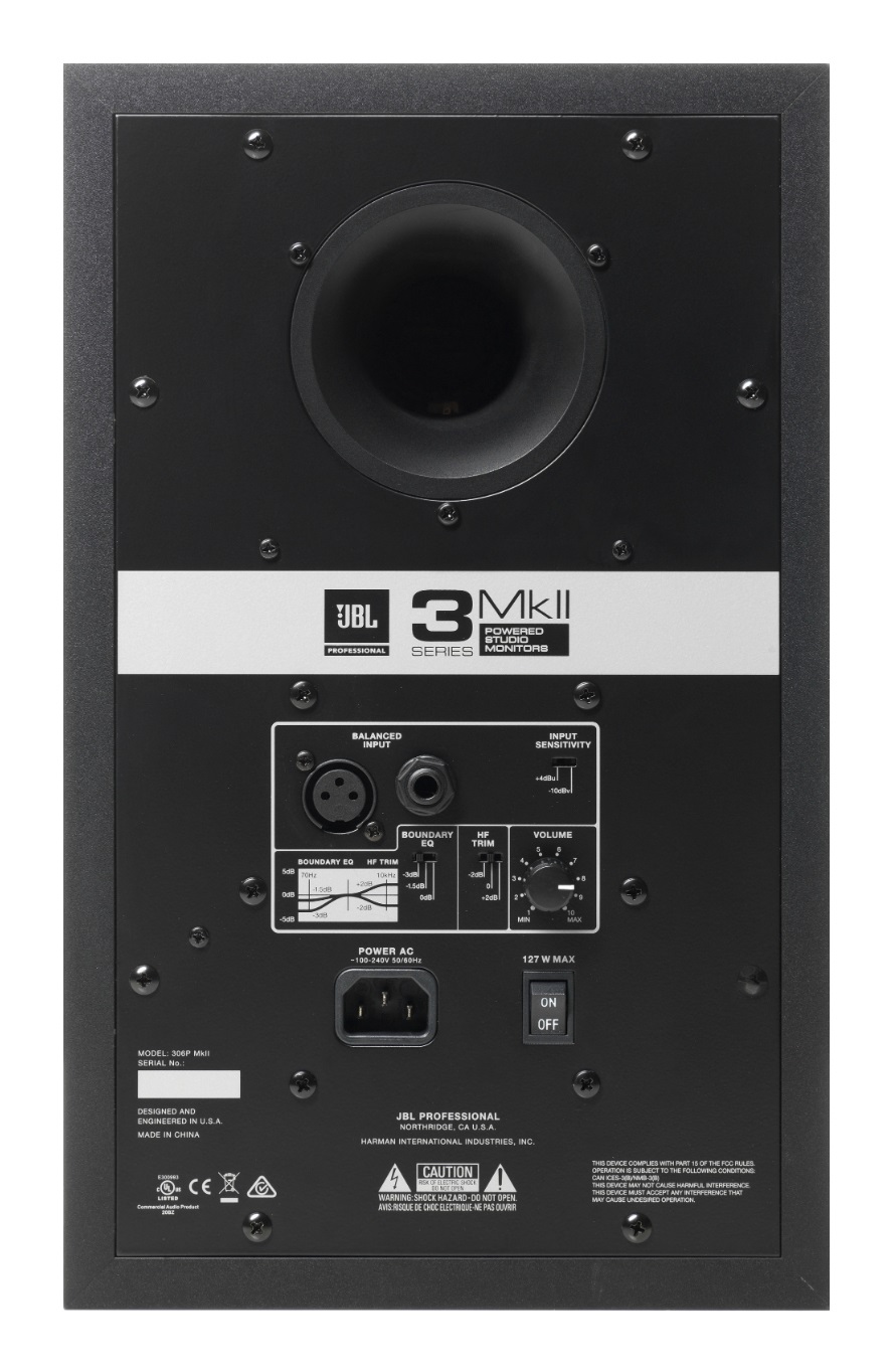 JBL 306P MkII - Monitor audio attivi da studio 6