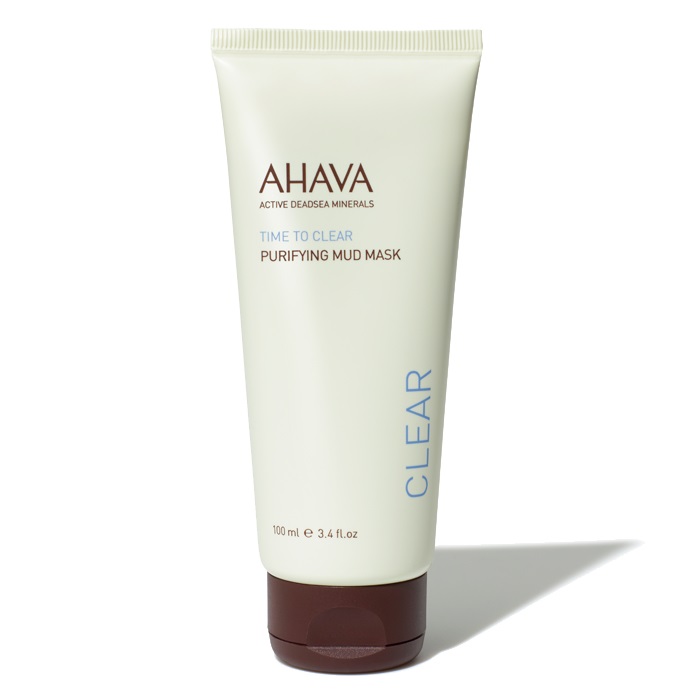 AHAVA Maschera di Fango Purificante 100 ml - Purifica, Lenisce e Ammorbidisce con Fango del Mar Morto, Aloe Vera e Vitamina B