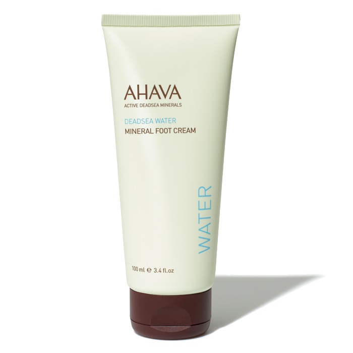 AHAVA Deadsea Water Mineral Foot Cream - Crema Idratante per Piedi 100 ml, Nutre e Rinnova la Pelle Screpolata