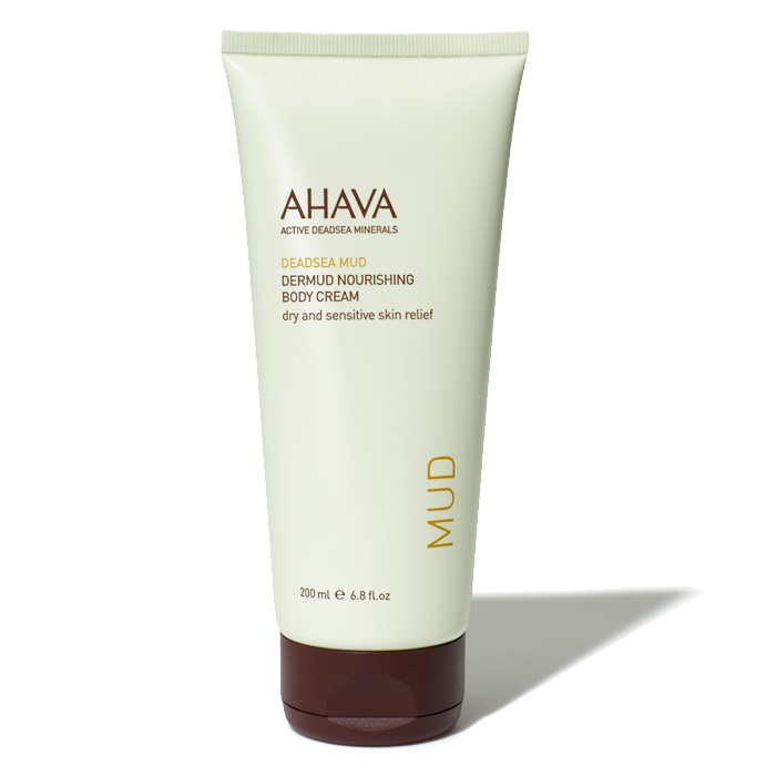 AHAVA Dermud Nourishing Body Cream 200 ml - Crema Corpo Nutriente per Pelli Secche e Sensibili, Idratante e Lenitiva