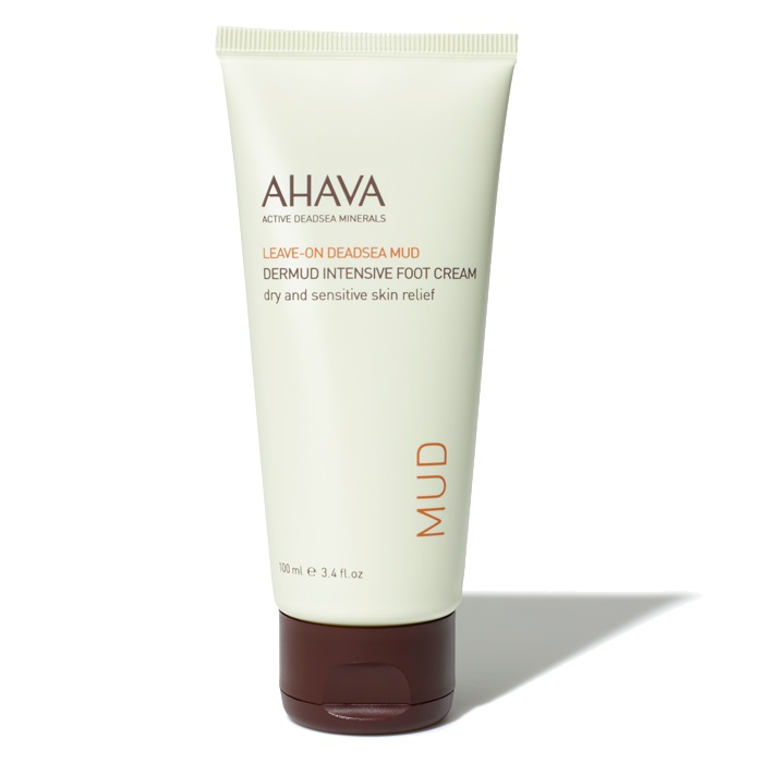 AHAVA Dermud Intensive Foot Cream 100 ml - Crema Nutriente per Piedi Secchi e Screpolati
