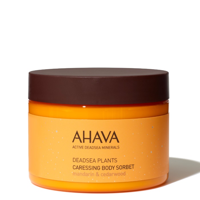 AHAVA Crema Sorbetto Corpo 350 ml - Idratante Rinfrescante con Minerali del Mar Morto e Fragranza di Mandarino e Legno di Cedro