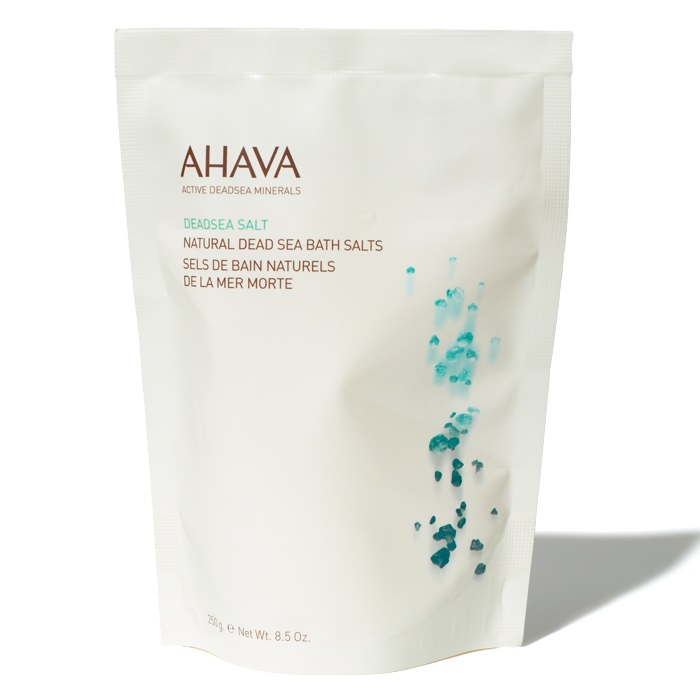 AHAVA Sale da Bagno Naturale del Mar Morto 250 g - Rilassante e Idratante con Minerali Essenziali