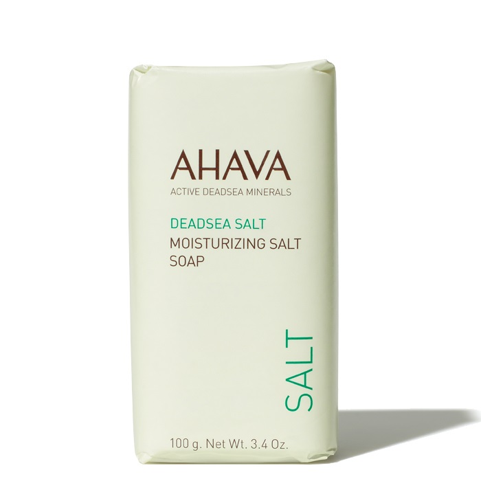 AHAVA Sapone Idratante al Sale del Mar Morto 100 g - Idratazione Profonda e Pulizia Delicata per Viso e Corpo