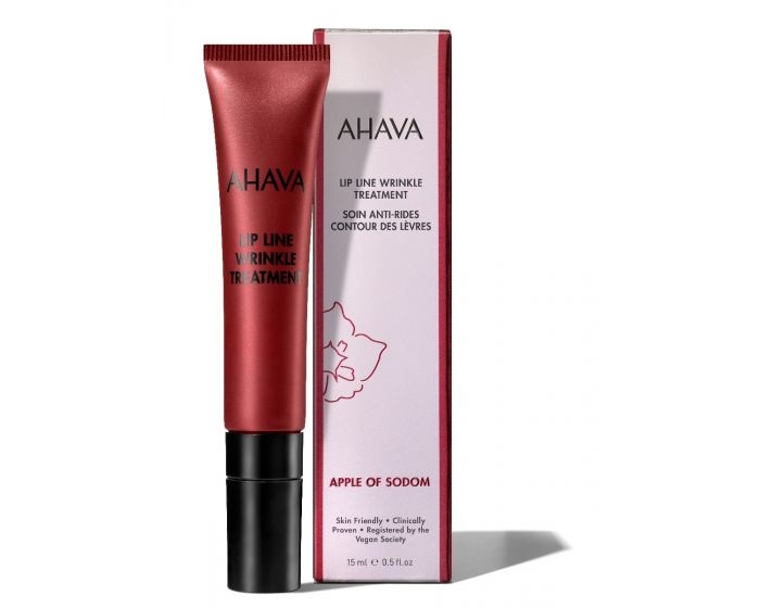 AHAVA Trattamento Antirughe Labbra Apple of Sodom - 15 ml, Riduce Rughe e Ripristina Volume