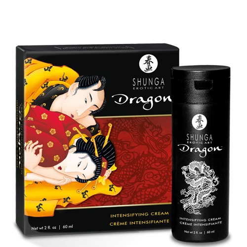 Shunga Crema Virilità Dragon - Potenziatore di Erezione 60 ml con Estratti Naturali