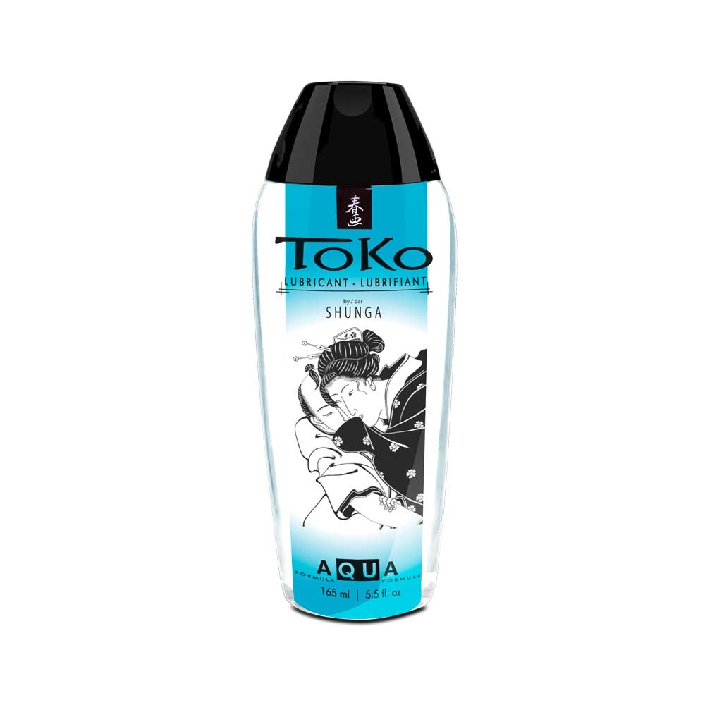 SHUNGA Toko Aqua Lubrificante a Base d'Acqua 165 ml - Ultra Setoso e di Lunga Durata per Intense Sensazioni