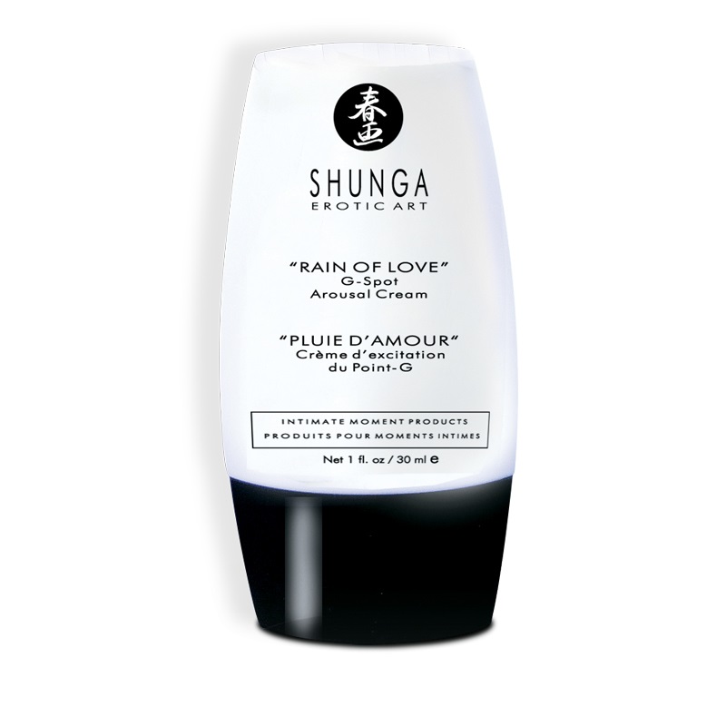 SHUNGA Rain of Love Crema Stimolante per Punto G 30 ml - Stimolazione Intensa e Compatibile con il Lattice