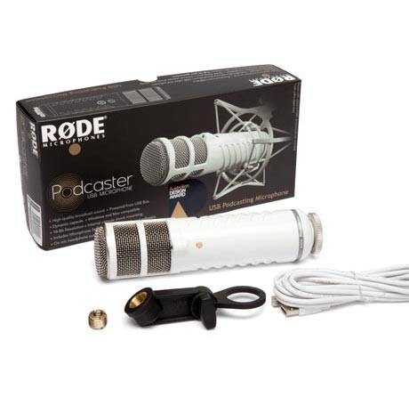 RØDE Podcaster Microfono Dinamico USB per Podcasting, Streaming e Gaming - Qualità Audio Broadcast, Capsula da 28mm, Risoluzione 18 bit, Campionamento 8-48 kHz, Compatibile con Windows e Mac