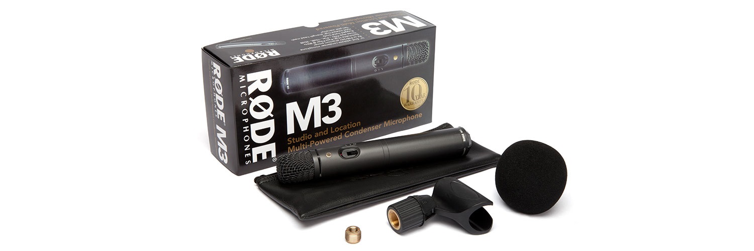 RØDE M3 Microfono a Condensatore Cardioide per Studio e Live - Nero