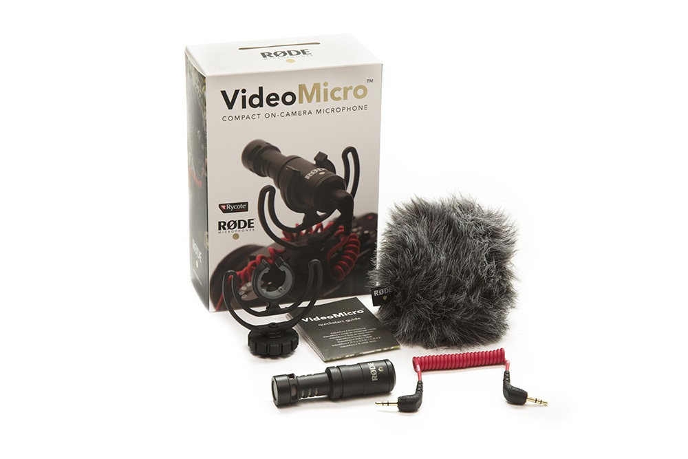 RØDE VideoMicro Nero - Microfono per fotocamera digitale, Direzionale Cardioide, Cablato, 100-20000 Hz, 42 g, Plug & Play