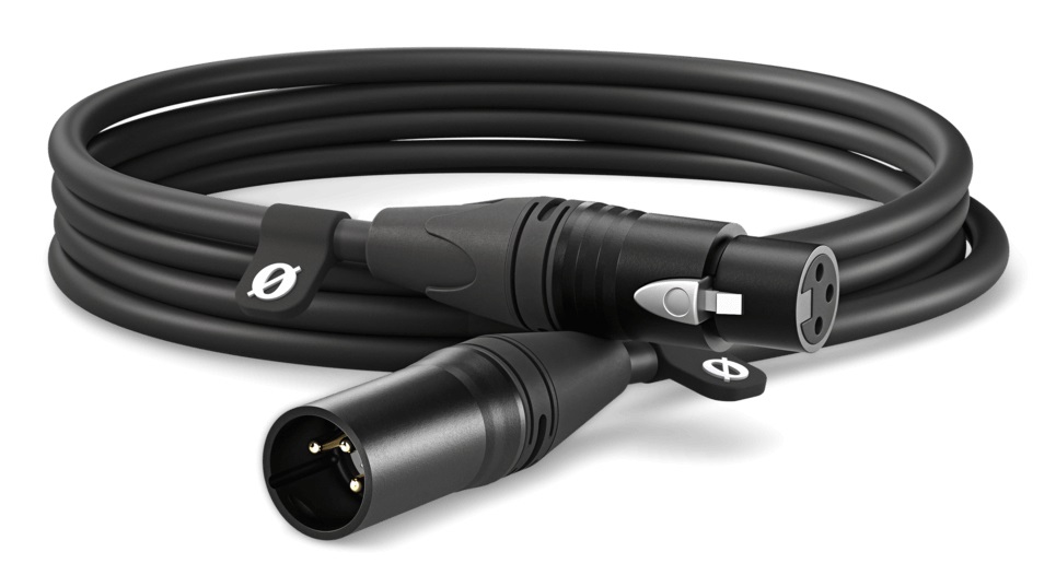 RØDE Cavo Audio XLR Premium 3m - Collegamento Microfoni con Trasferimento Segnale Ultra-Chiaro