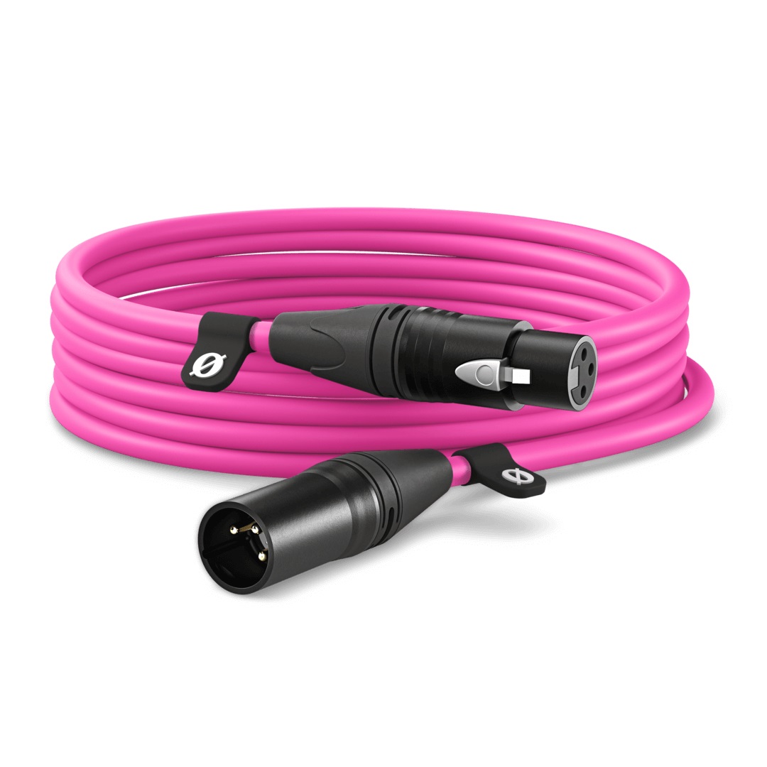 RØDE Cavo XLR-6 Premium 6 m Rosa - Femmina a Maschio, Rumore Estremamente Basso