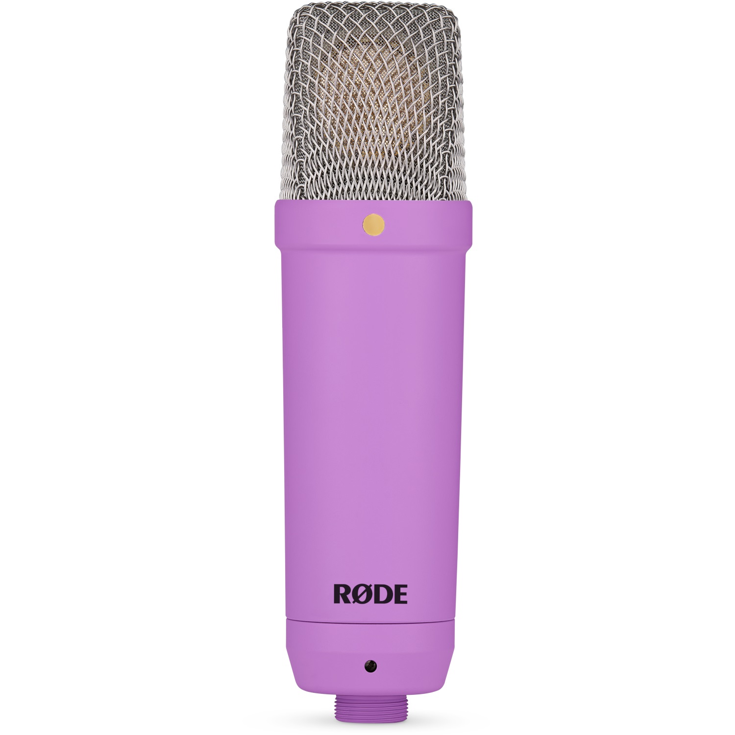 RØDE NT1 Signature Microfono a Condensatore Viola con Grande Diaframma, Shock Mount, Filtro Antipop e Cavo XLR per Registrazione Vocale, Streaming e Podcasting