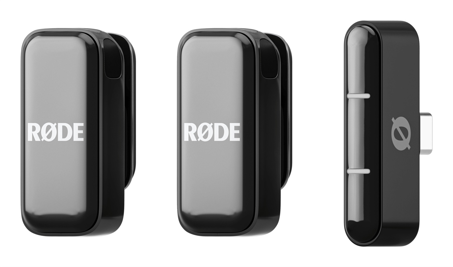 RØDE Wireless Micro - Microfono wireless compatto USB-C nero con due microfoni e custodia di ricarica per creazione di contenuti