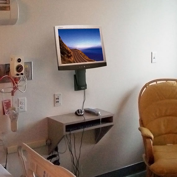 Ergotron Neo-Flex Wall Mount Lift - Supporto per TV a schermo piatto fino a 24