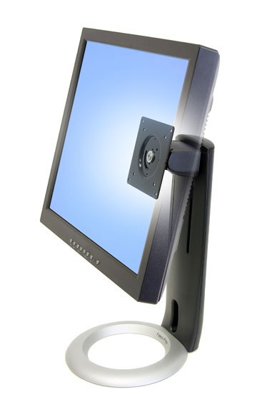 Ergotron Neo-Flex Supporto da Tavolo per LCD 15-24 Pollici, Regolabile in Altezza, Inclinabile e Girevole, Capacità fino a 7,2 kg, VESA 75x75 mm e 100x100 mm