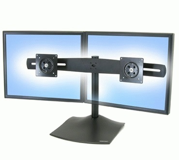 Ergotron DS Series DS100 Dual Monitor Desk Stand Orizzontale 61 cm (24
