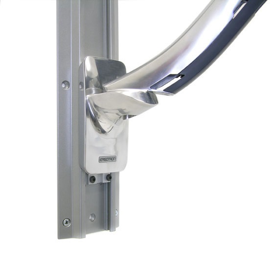 Ergotron MX Wall Mount LCD Arm - Braccio per Monitor a Parete in Alluminio, 106,7 cm (42