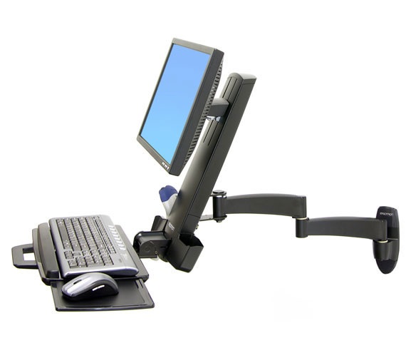 Ergotron 200 Series Combo Arm - Supporto da Muro per Monitor LCD fino a 24