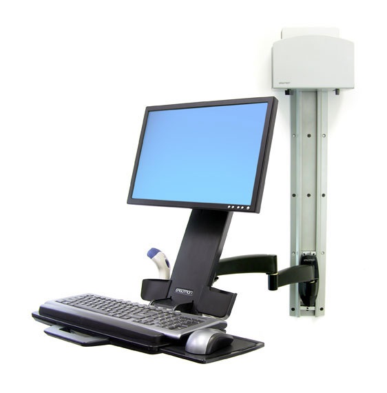 Ergotron 200 Series Combo Arm - Supporto da Muro per Monitor LCD fino a 24