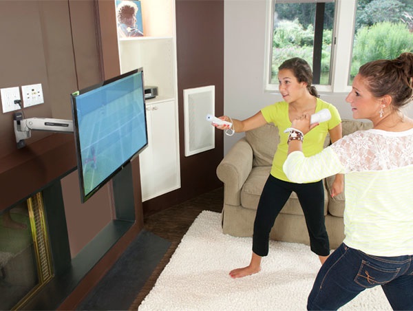 Ergotron 45-361-026 Supporto TV a parete Argento per schermi fino a 106,7 cm (42