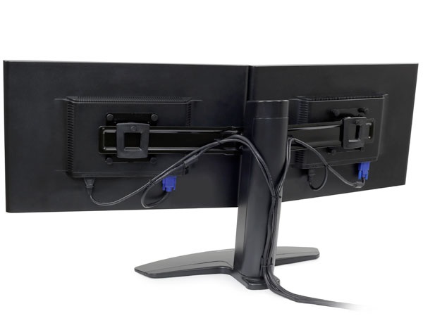 Ergotron Neo Flex Dual Monitor Lift Stand - Supporto da Tavolo per Doppio Monitor fino a 24,5